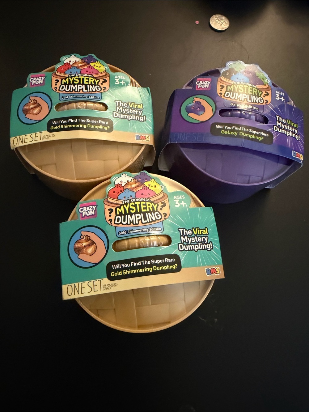 Mystery Dumpling  by rms Set of 3